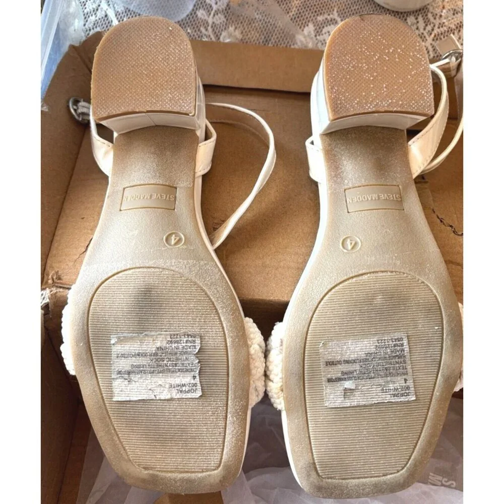Steve Madden Girls' J-Oppal Pearl Embellished Dress Shoes (Youth) 4- TOO CUTE!!! - Picture 9 of 10
